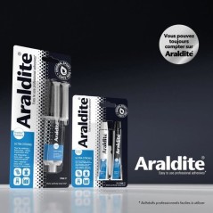 Colle époxy bi-composant - CYANOLIT - Araldite - 2 x 15 ml - Prise lo