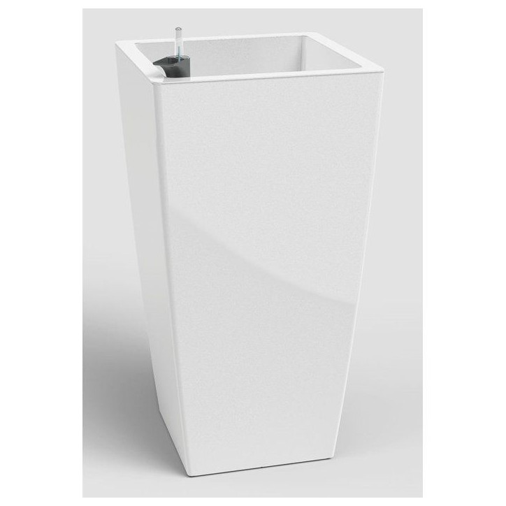Pot de fleurs - ARTEVASI - Pisa SWS 78 BR - Intérieur/extérieur - Plastique - Ø40 x H78 cm - 79 L - Blanc