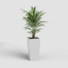 Pot de fleurs - ARTEVASI - Pisa SWS 78 BR - Intérieur/extérieur - Plastique - Ø40 x H78 cm - 79 L - Blanc