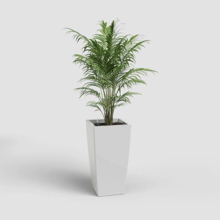 Pot de fleurs - ARTEVASI - Pisa SWS 78 BR - Intérieur/extérieur - Plastique - Ø40 x H78 cm - 79 L - Blanc
