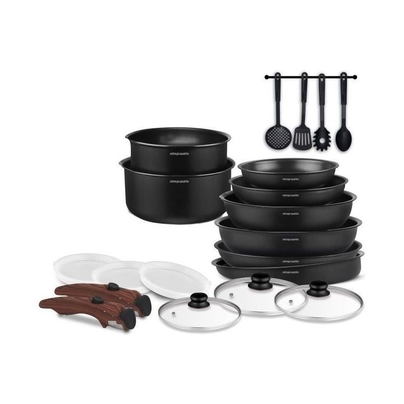 Batterie de cuisine - Tous feux dont induction - Arthur Martin - AM053