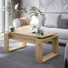 Table basse relevable - BALTIK - Rectangulaire - Chene - Sur pieds - 1