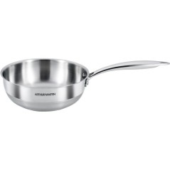 Sauteuse grand chef - ARTHUR MARTIN - AM4490 - Ø20 cm - Inox 18/10 - Tous feux dont induction