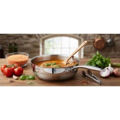 Sauteuse grand chef - ARTHUR MARTIN - AM4490 - Ø20 cm - Inox 18/10 -