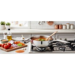 Sauteuse grand chef - ARTHUR MARTIN - AM4490 - Ø20 cm - Inox 18/10 -