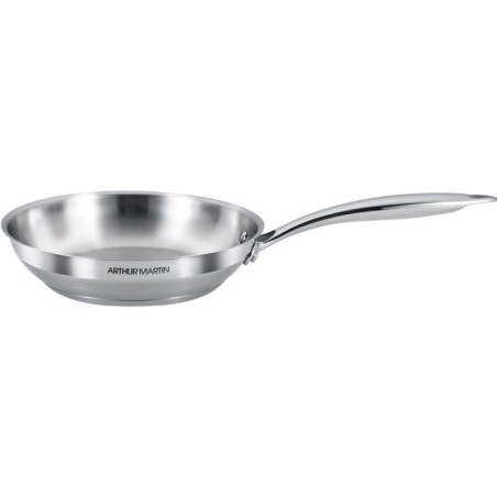 Poele grand chef - ARTHUR MARTIN - AM5336 - Ø20 cm - Inox 18/10 - Tous feux dont induction