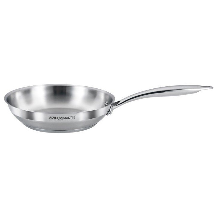 Poele grand chef - ARTHUR MARTIN - AM5336 - Ø20 cm - Inox 18/10 - Tous feux dont induction