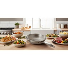Poele grand chef - ARTHUR MARTIN - AM5336 - Ø20 cm - Inox 18/10 - Tou