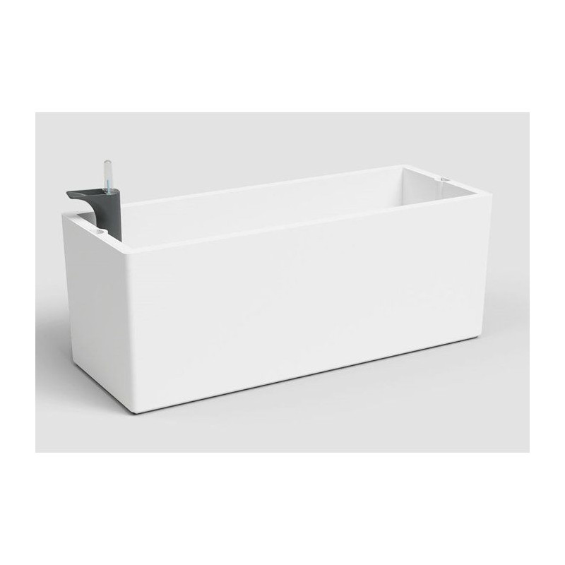 Jardiniere Rimini - ARTEVASI - 20 x 51 x H 20 cm - 17 L - Blanc