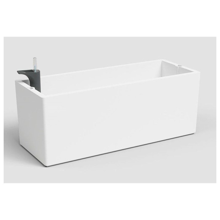 Jardiniere Rimini - ARTEVASI - 20 x 51 x H 20 cm - 17 L - Blanc Jardiniere Rimini - ARTEVASI - 20 x 51 x H 20 cm - 17 L - Blanc