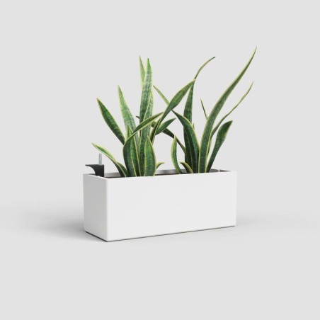 Jardiniere Rimini - ARTEVASI - 20 x 51 x H 20 cm - 17 L - Blanc