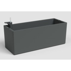 Jardiniere ARTEVASI Rimini - 20 x 51 x H 20 cm - 17 L - Gris anthracit