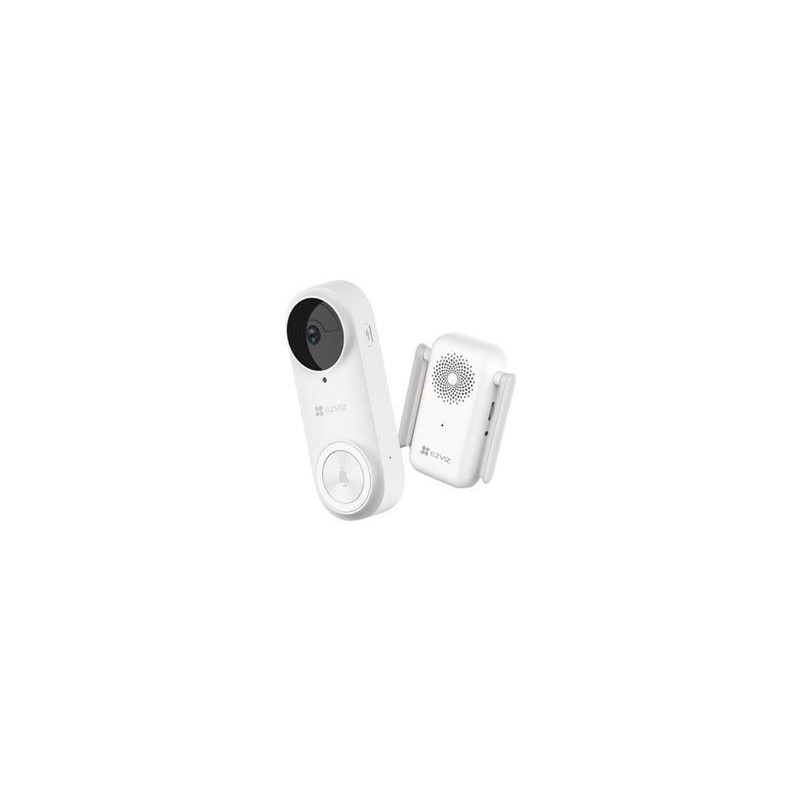 Sonnette vidéo connectée - EZVIZ - DB2 PRO - Sur batterie rechargeab