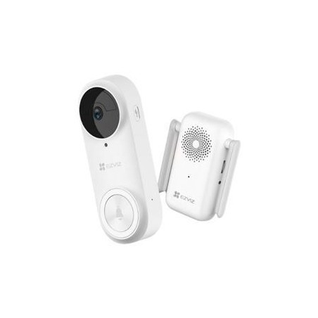Sonnette vidéo connectée - EZVIZ - DB2 PRO - Sur batterie rechargeab