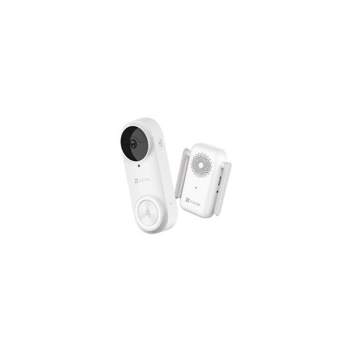 Sonnette vidéo connectée - EZVIZ - DB2 PRO - Sur batterie rechargeable - Blanc Sonnette vidéo connectée - EZVIZ - DB2 PRO - Sur batterie rechargeable - Blanc