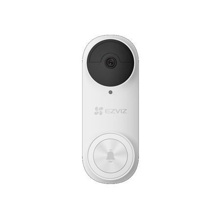 Sonnette vidéo connectée - EZVIZ - DB2 PRO - Sur batterie rechargeable - Blanc