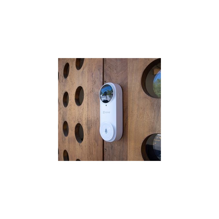 Sonnette vidéo connectée - EZVIZ - DB2 PRO - Sur batterie rechargeable - Blanc Sonnette vidéo connectée - EZVIZ - DB2 PRO - Sur batterie rechargeable - Blanc