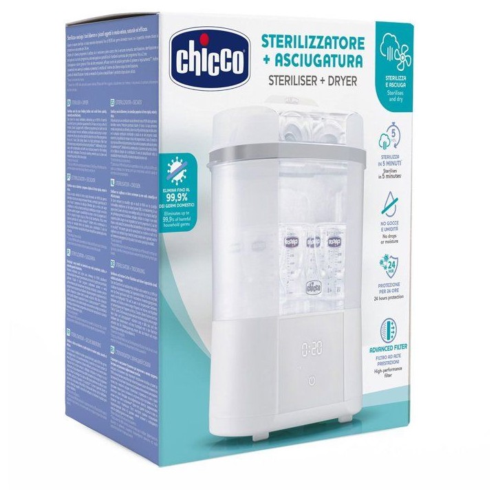 Stérilisateur biberon - CHICCO - Stérilise et seche - 2 en 1 Stérilisateur biberon - CHICCO - Stérilise et seche - 2 en 1