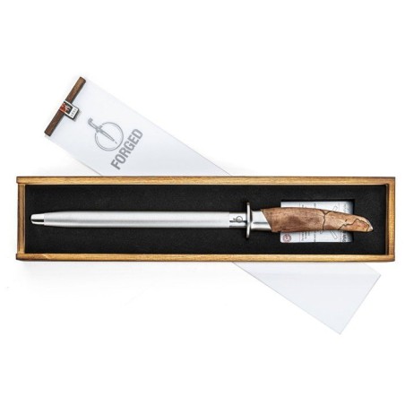 Fusil a aiguiser - FORGED - KATAI - Acier VG10 - Manche en bois de racine - L 43,5 cm