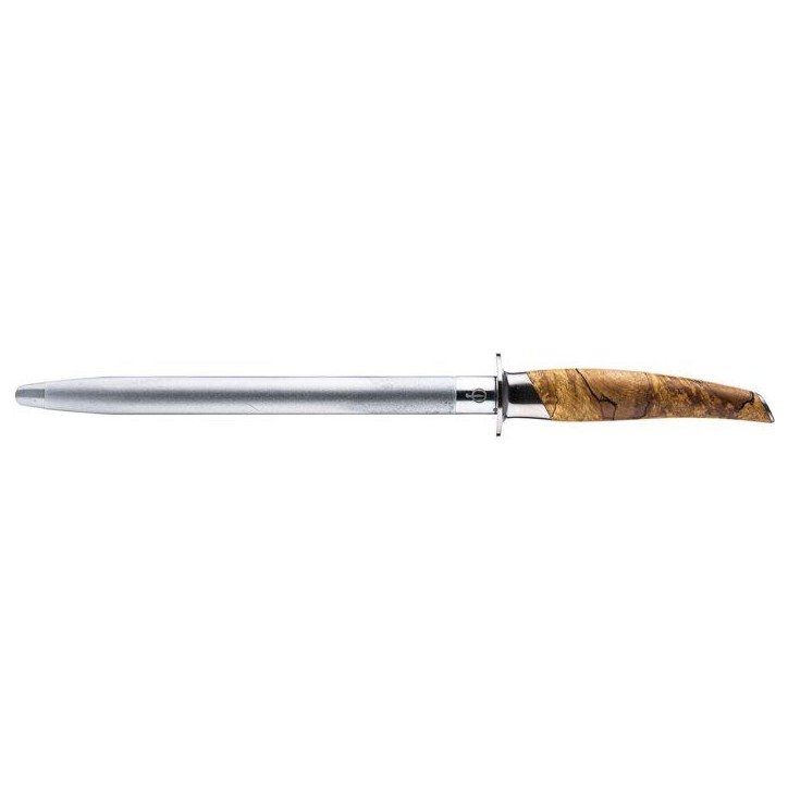 Fusil a aiguiser - FORGED - KATAI - Acier VG10 - Manche en bois de racine - L 43,5 cm Fusil a aiguiser - FORGED - KATAI - Acier VG10 - Manche en bois de racine - L 43,5 cm