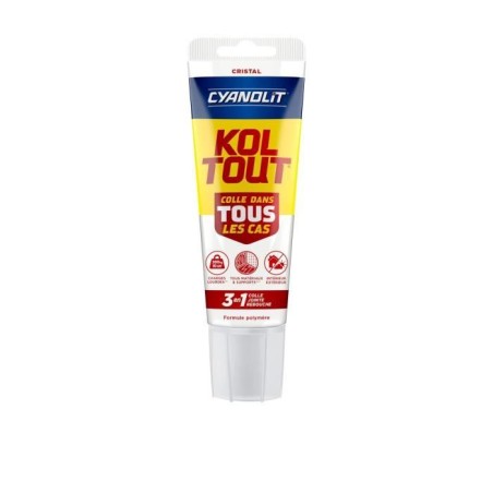Colle de fixation et d'étanchéité - CYANOLIT - Cristal - Tube 125 m
