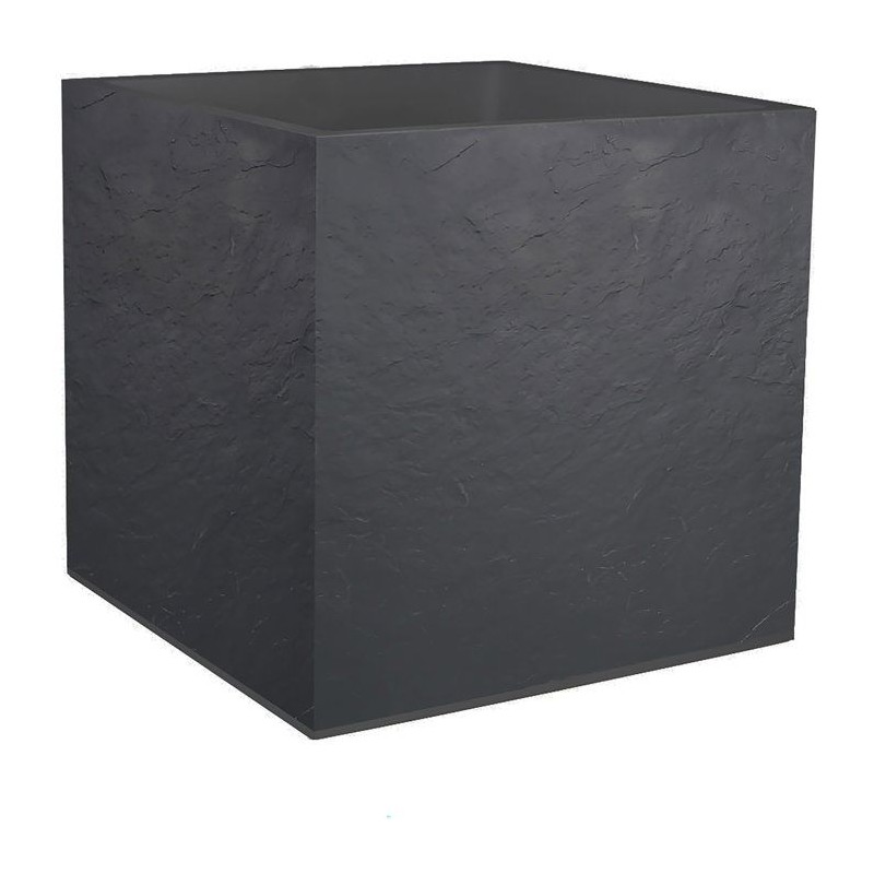 Pot de fleurs Carré 50 cm - EDA - Volcania - 57 L - Intérieur/Extér