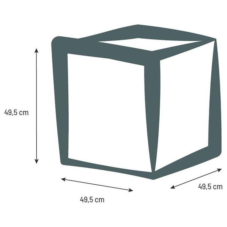 Pot de fleurs Carré 50 cm - EDA - Volcania - 57 L - Intérieur/Extérieur - Décor Pierre - 49,5 x 49,5 x H. 49,5 cm - Gris Ant Pot de fleurs Carré 50 cm - EDA - Volcania - 57 L - Intérieur/Extérieur - Décor Pierre - 49,5 x 49,5 x H. 49,5 cm - Gris Ant