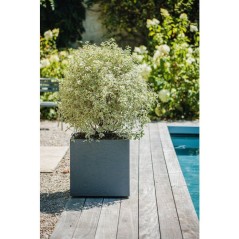 Pot de fleurs Carré 50 cm - EDA - Volcania - 57 L - Intérieur/Extér
