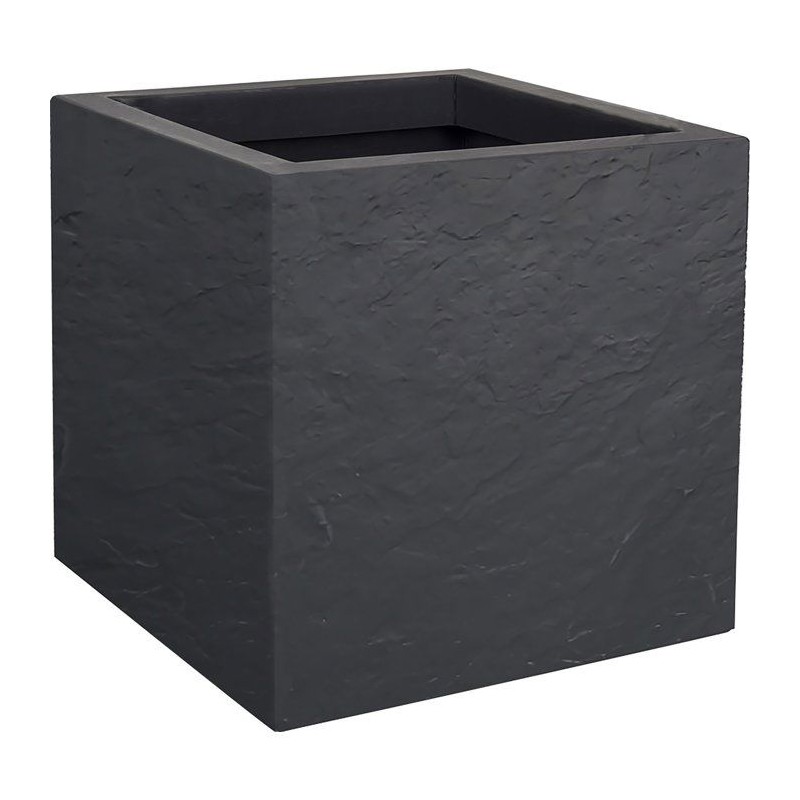 Pot de fleurs Carré 30 cm - EDA - Volcania Up - 21 L - Intérieur/Ext