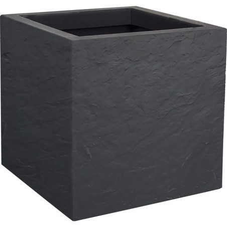 Pot de fleurs Carré 30 cm - EDA - Volcania Up - 21 L - Intérieur/Ext