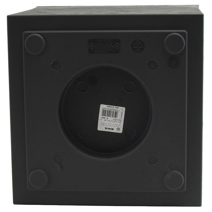 Pot de fleurs Carré 30 cm - EDA - Volcania Up - 21 L - Intérieur/Extérieur -Décor Pierre- 29,5 x 29,5 x H. 29,5 cm - Gris An Pot de fleurs Carré 30 cm - EDA - Volcania Up - 21 L - Intérieur/Extérieur -Décor Pierre- 29,5 x 29,5 x H. 29,5 cm - Gris An