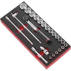 Module mousse douilles 1/2'' 6 pans métriques S.161B - FACOM - MODM.S