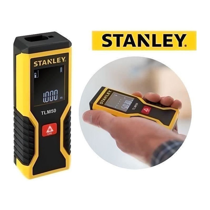 Niveau Laser - STANLEY - TLM50 STHT1-77409 - Portée 15m - Précision