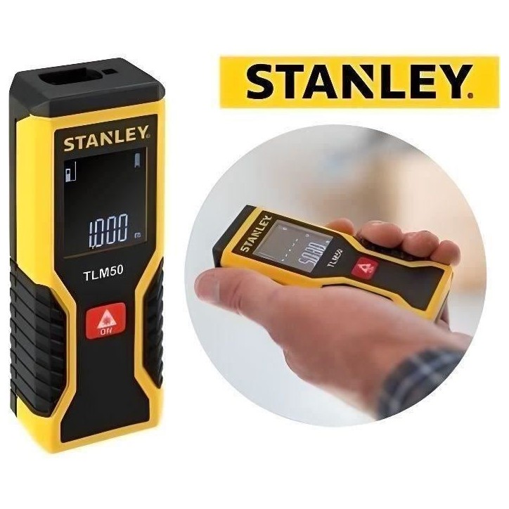 Niveau Laser - STANLEY - TLM50 STHT1-77409 - Portée 15m - Précision 3mm Niveau Laser - STANLEY - TLM50 STHT1-77409 - Portée 15m - Précision 3mm