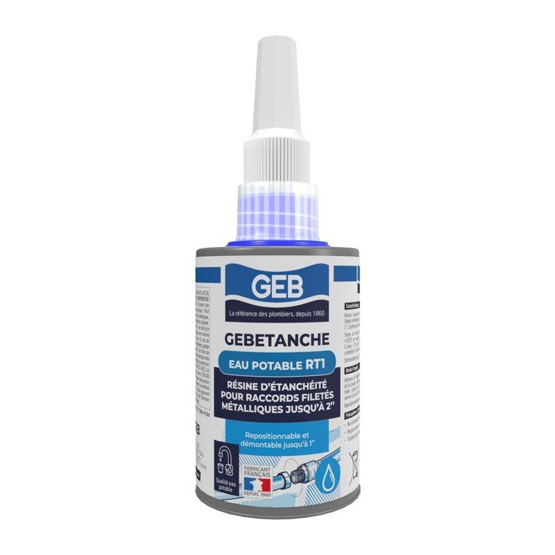 Résine d'étanchéité Gebetanche RT1 - GEB - Compatible eau potable