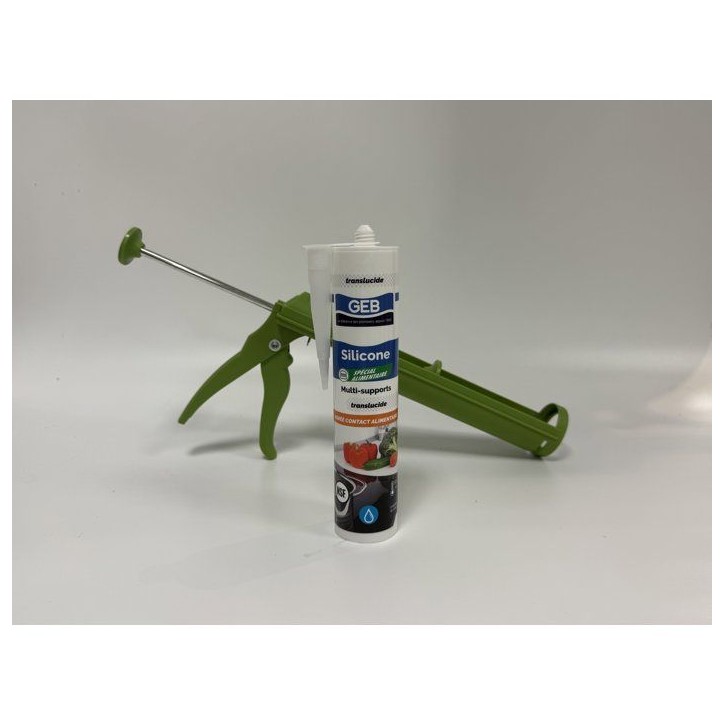 Silicone spécial alimentaire - GEB - Translucide - 310 ml Silicone spécial alimentaire - GEB - Translucide - 310 ml