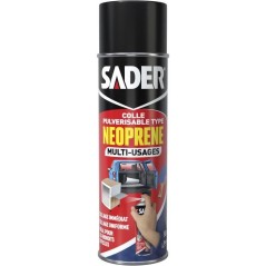 Colle aérosol néoprene multi-usages - SADER - Extra forte - Tous mat