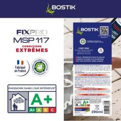 Mastic colle - BOSTIK - Fixpro MSP 117 - Conditions extremes - Intéri