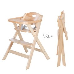Chaise haute pliable - ROBA - FOLD UP SMART - Plateau repas + harnais
