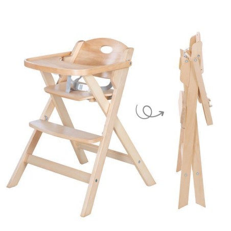 Chaise haute pliable - ROBA - FOLD UP SMART - Plateau repas + harnais