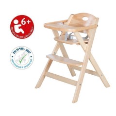 Chaise haute pliable - ROBA - FOLD UP SMART - Plateau repas + harnais