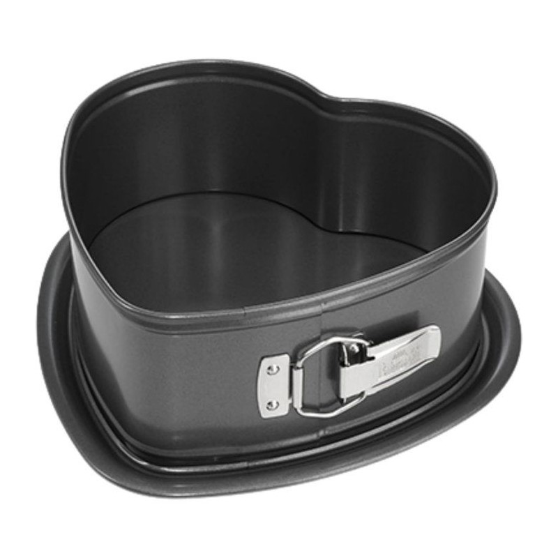 Moule coeur a fond amovible - BIRKMANN - EASY BAKING - Acier carbone -
