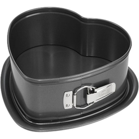 Moule coeur a fond amovible - BIRKMANN - EASY BAKING - Acier carbone -