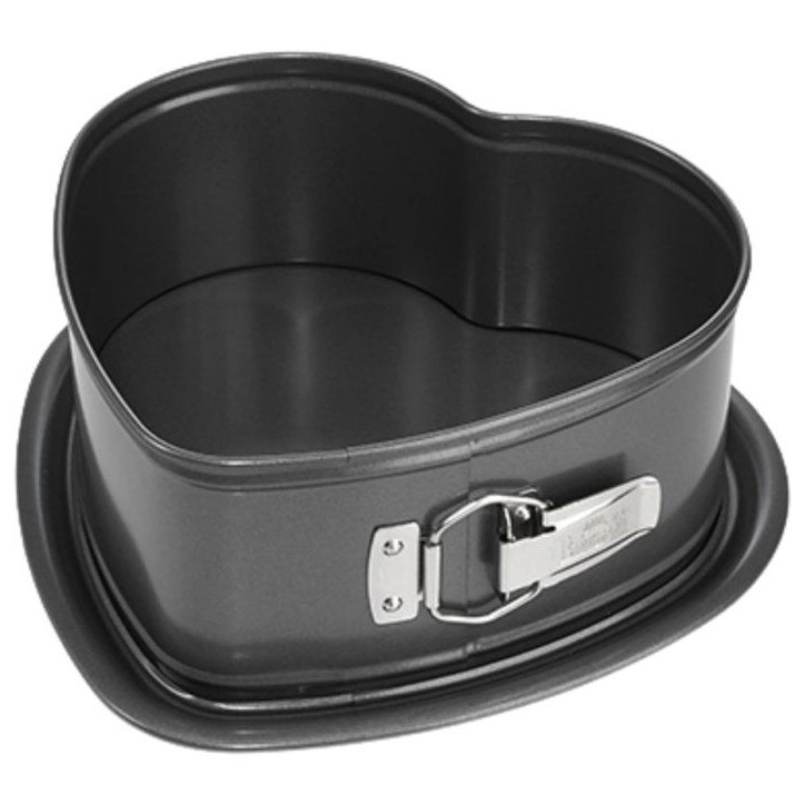 Moule coeur a fond amovible - BIRKMANN - EASY BAKING - Acier carbone - Anti adhésif - 26,5 x 25 x 9 cm Moule coeur a fond amovible - BIRKMANN - EASY BAKING - Acier carbone - Anti adhésif - 26,5 x 25 x 9 cm
