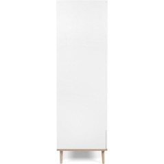 Armoire de chambre - GÖTEBORG 61 - Chene sonoma / Blanc - 2 portes ba