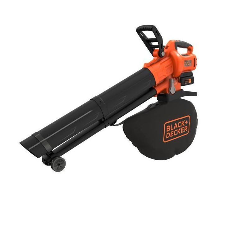 Aspirateur souffleur broyeur sans fil BLACK+DECKER - BCBLV3625L1-QW - 36V - Avec batterie 36 V - Sac 45L Aspirateur souffleur broyeur sans fil BLACK+DECKER - BCBLV3625L1-QW - 36V - Avec batterie 36 V - Sac 45L