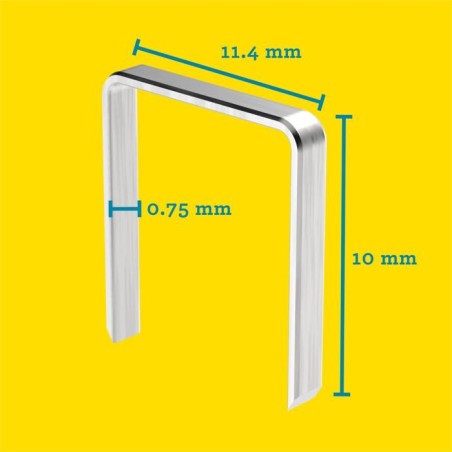 RAPID 5000 agrafes n°53 Rapid Agraf 10mm