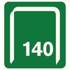 Agrafes en fil plat - RAPID - N°140/06mm - Pour isolation et bricolag