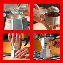 Cafetiere italienne - BIALETTI - La Mokina - Tous feux sauf induction
