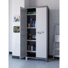 Armoire haute - KETER - TITAN - 44 x 80 x 182 cm - Gris